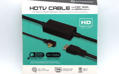 PSP用HDMI出力ケーブル『HDTV Cable for PSP® 2000 and 3000 models - Hyperkin』レビュー