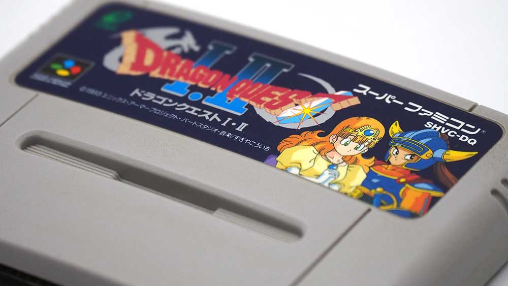 コピーライトが すぎやこういち に Sfc版 ドラゴンクエスト の謎を追え レトロゲームで遊ぼう