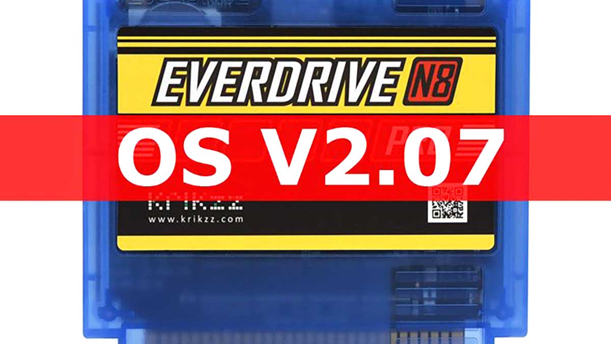 『EverDrive N8 PRO』がv2.07にアップデート