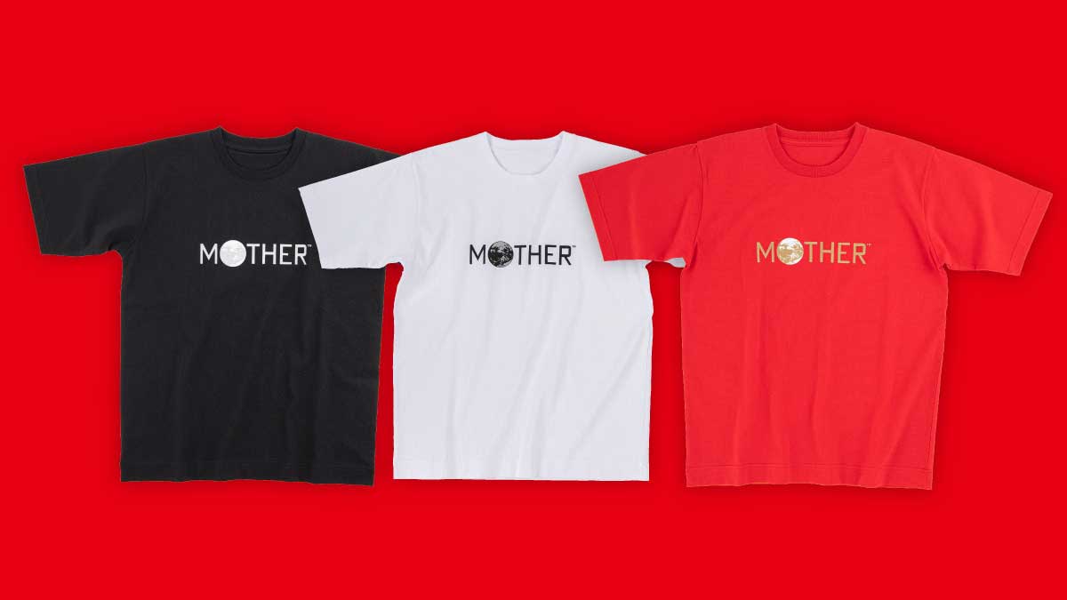 「ほぼ日MOTHERプロジェクト」第二弾発表！　『MOTHER』のロゴをあしらったTシャツが6月12日11時より発売