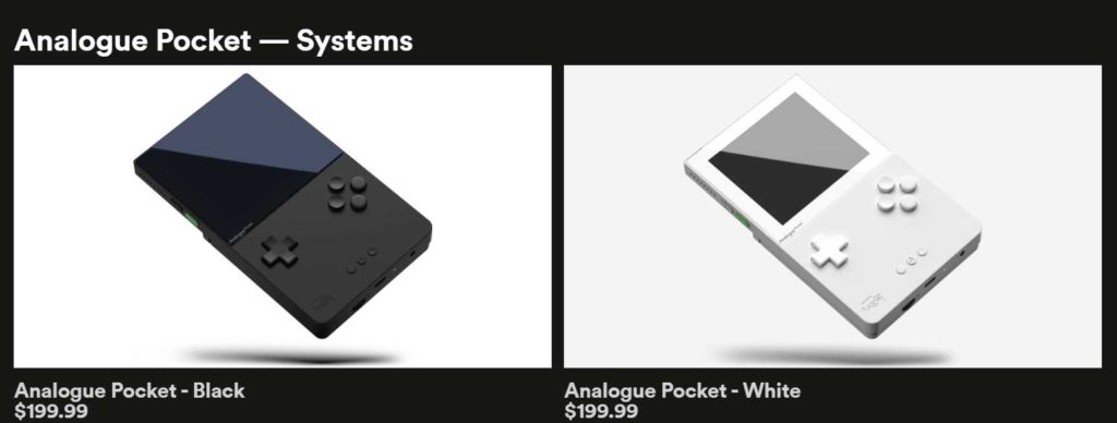 Analogue Pocketのプレオーダーは8月4日0時開始。出荷は2021年5月の予定。各種オプションの価格も発表