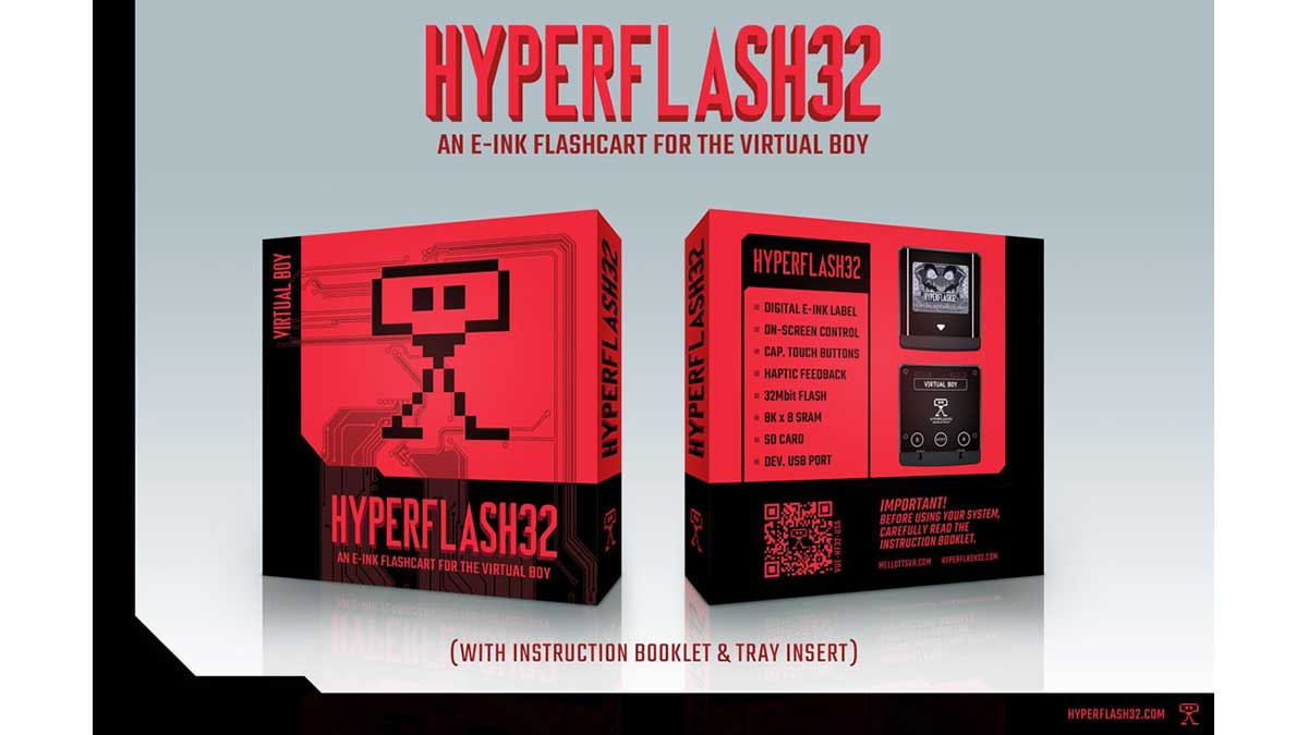 バーチャルボーイ用マルチカートリッジ『HyperFlash 32』の2020年7月情報アップデート