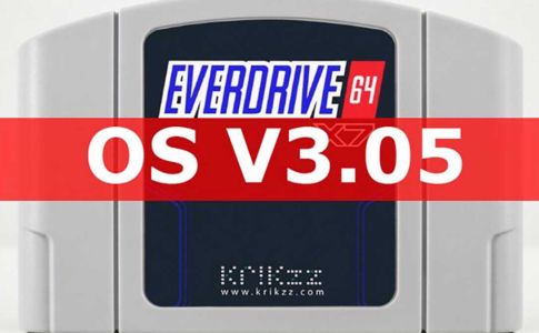 『EverDrive-64』のOSがv3.05にアップデート