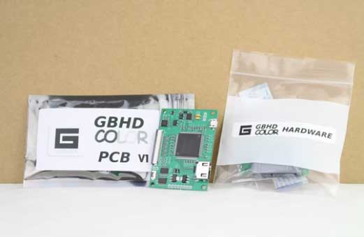 ゲームボーイカラーを720pのHDMI出力できるようにする改造キット『GBHDカラーゲームボーイコンソライザー』が発売