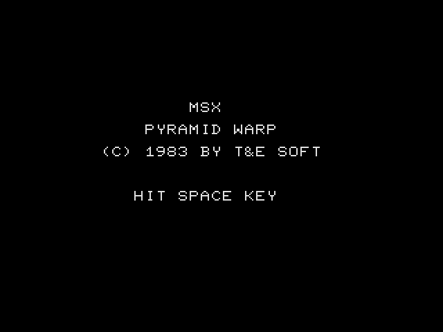『プロジェクトEGG』で『ピラミッド・ワープ(MSX版)』が2021年6月8日より配信開始
