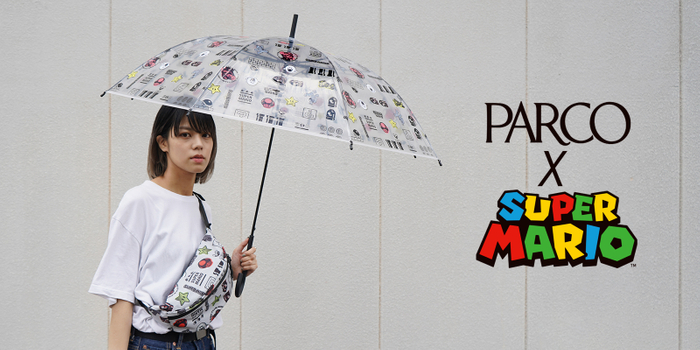 パルコ×スーパーマリオ コラボアイテム『Wpc.ビニール傘』をが8月5日(木)より予約販売開始！