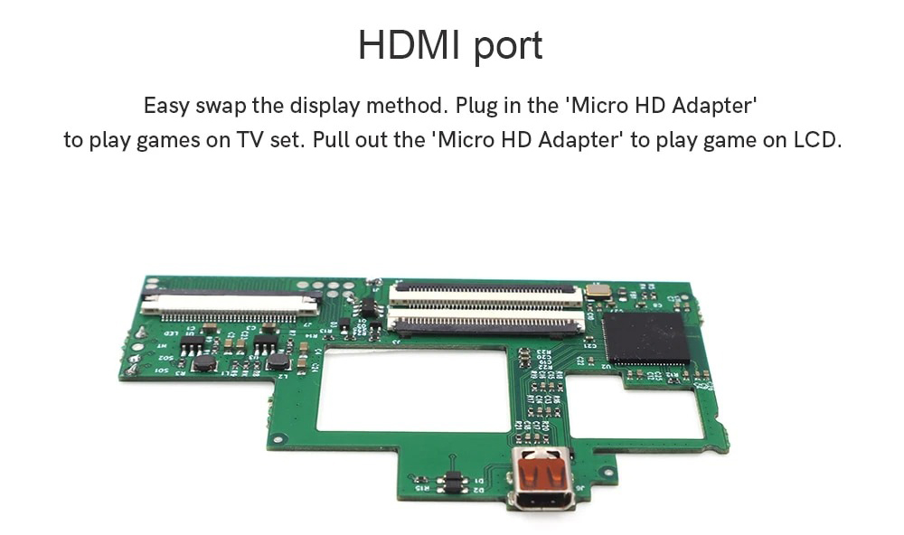 ゲームボーイアドバンスに簡単にHDMI出力化できる改造キットが発売