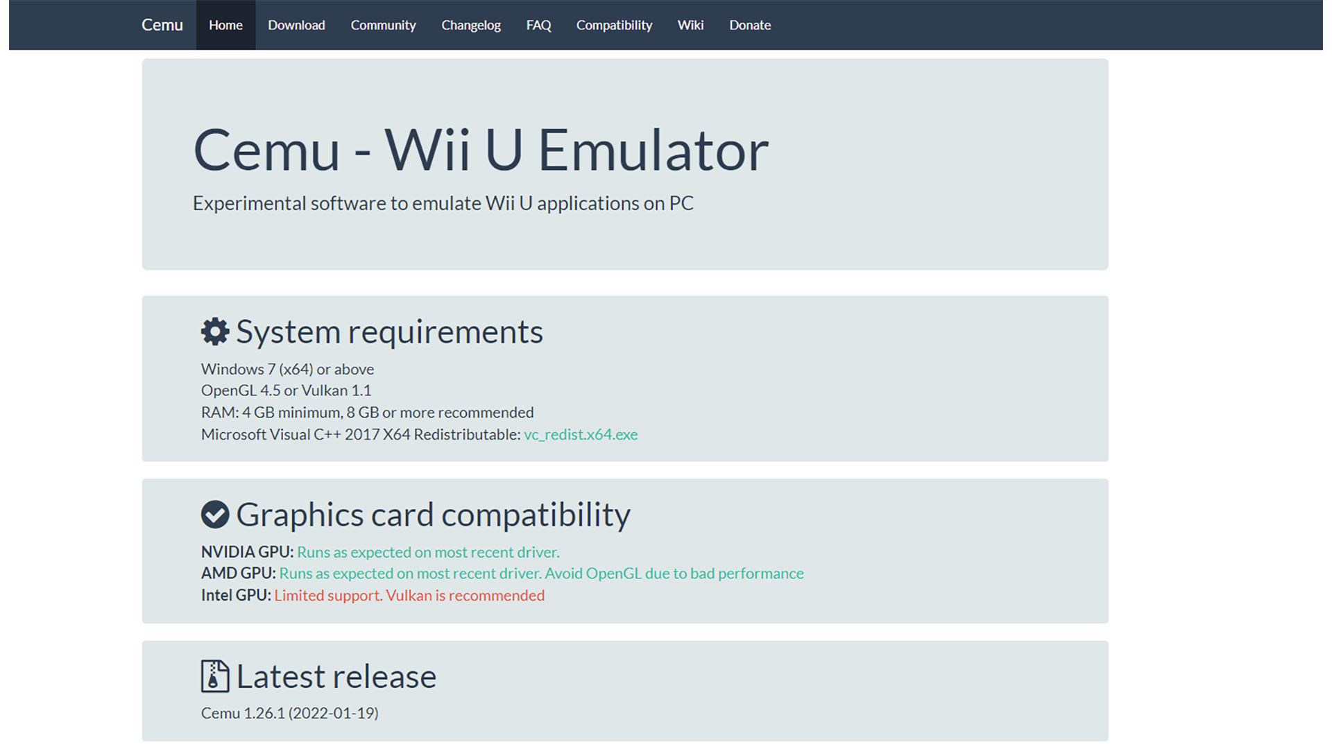 WiiUエミュレーター『Cemu v1.27.0b (Experimental)』が公開