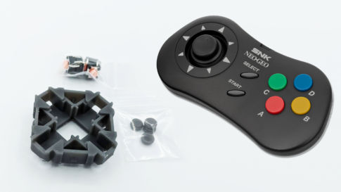 ネオジオCDコントローラー用のクリックボタン修理キットが発売。価格は$20