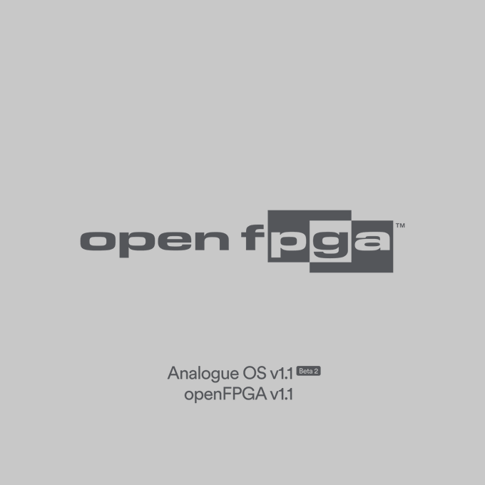 Analogue Pocket（アナログポケット）用のAnalogue OS v1.1 beta 2とopenFPGA v1.1がリリース