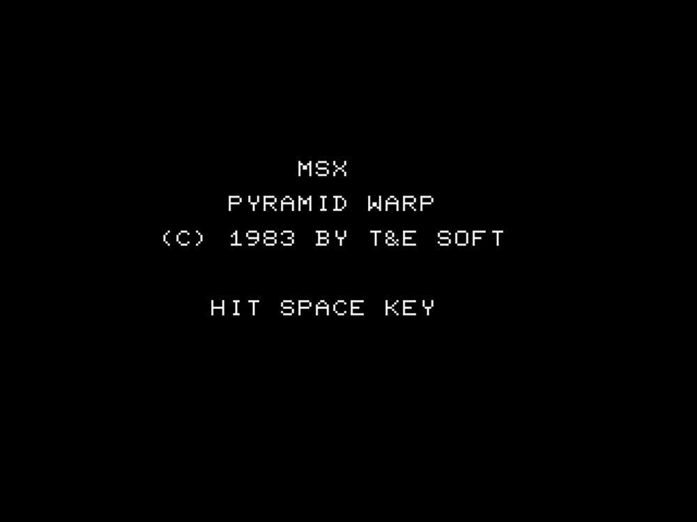 レトロゲーム配信サービス『プロジェクトEGG』で『ピラミッド・ワープ(MSX版)』が2022年8月2日より無料配信開始