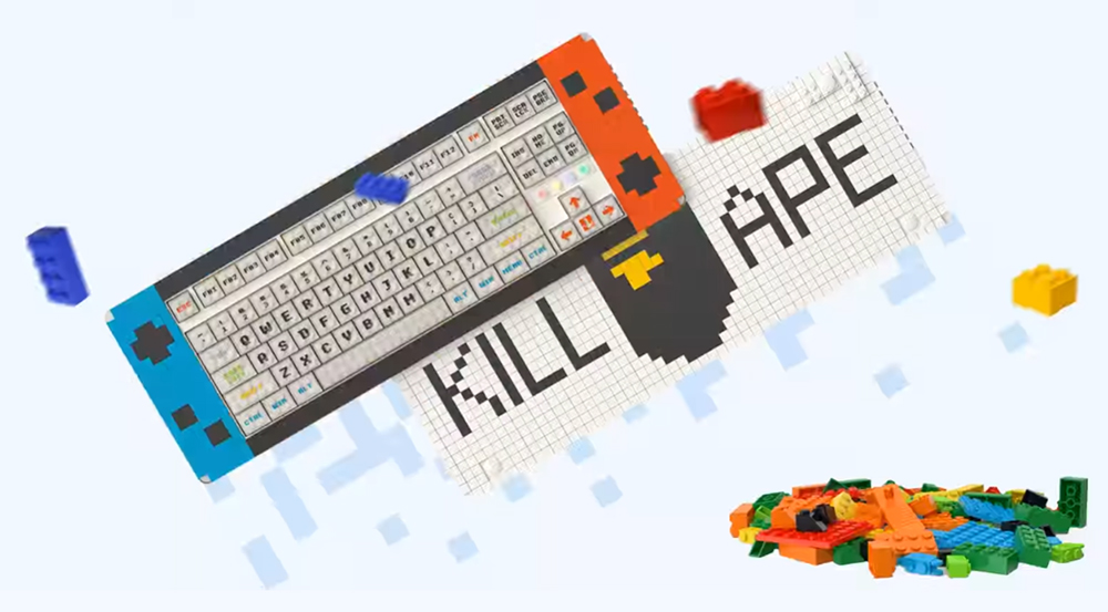 【ガジェット】世界初のLEGOと互換性のあるPC用キーボード『MelGeek Pixel』が登場