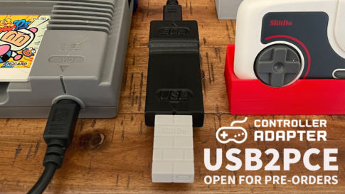 PCエンジンでUSBキーボードやマウスが利用可能になるアダプター『USB-2-PCE』のプレオーダーが開始
