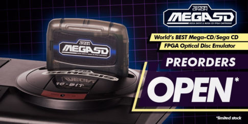 メガCDにも対応したマルチカートリッジ『MegaSD』再販分の先行予約が受付中。出荷は2022年12月の第1週頃