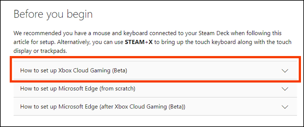 Steam Deckで『Xbox Cloud Gaming (Beta)』をセットアップする！　動作は思ったよりも快適