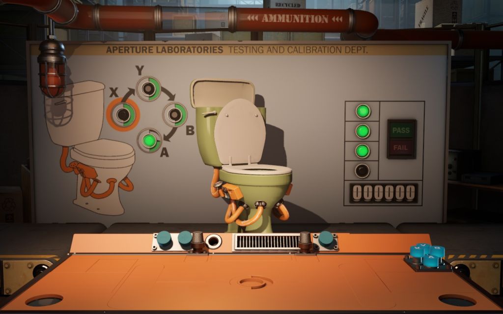 Steam Deckユーザーなら1度はプレイして欲しい！　無料で遊べるシュールなトレーニングゲーム『Aperture Desk Job』