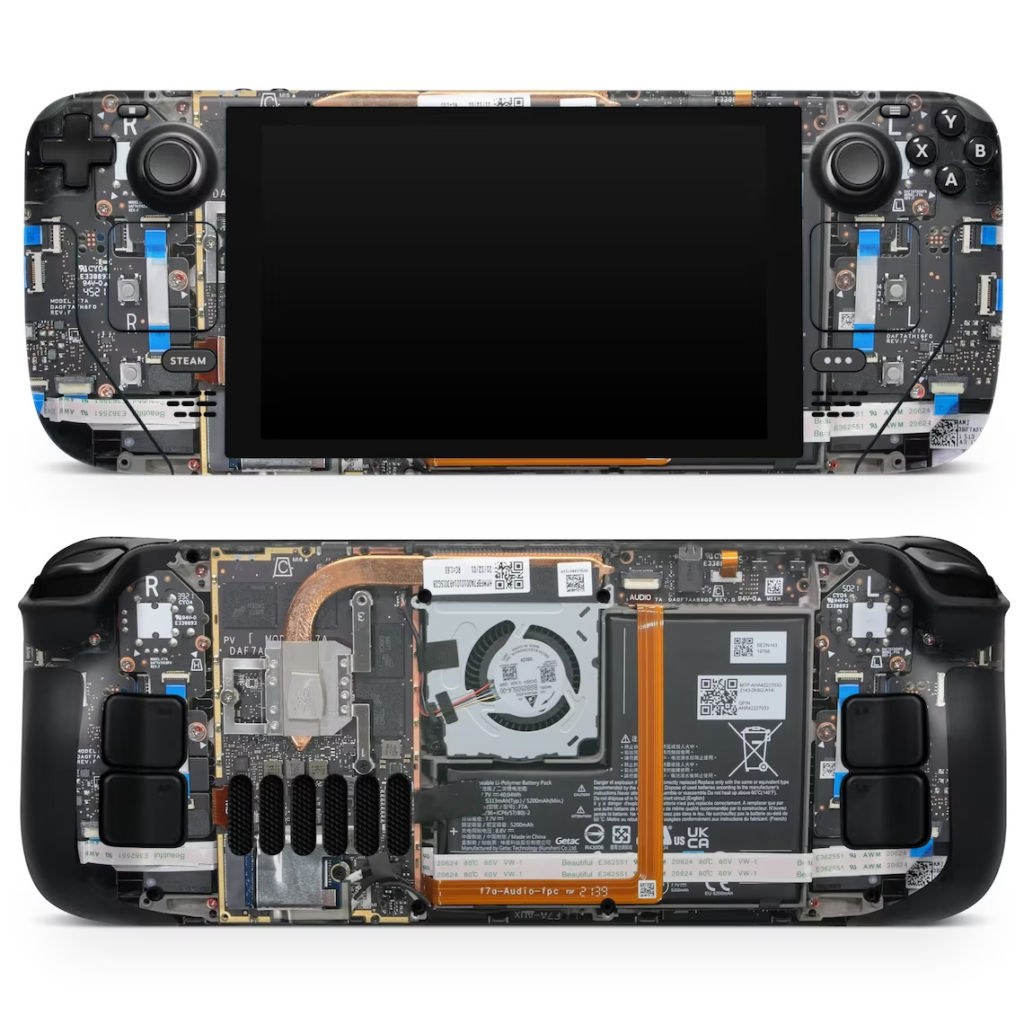 Teardown Internals // Full Body Protective Skin Decal Wrap Kit for the Steam Deck Console Gaming Device