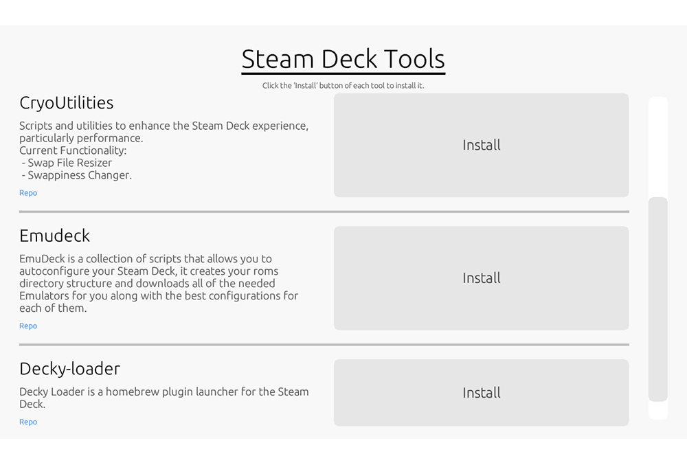 Steam Deckの便利なツールをワンクリックでインストールできる『Steam Deck Tools』がリリース