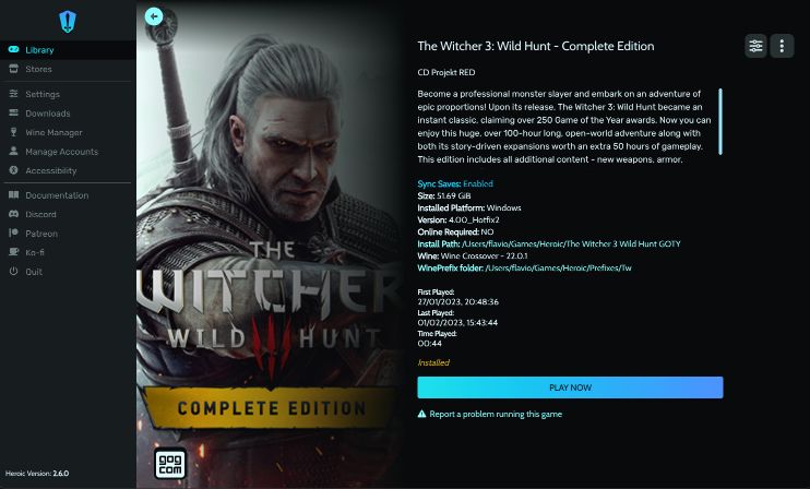Steam DeckでEpic GamesやGOG.comのPCゲームを遊べるようにする『Heroic Games Launcher』が2.6.0にアップデート