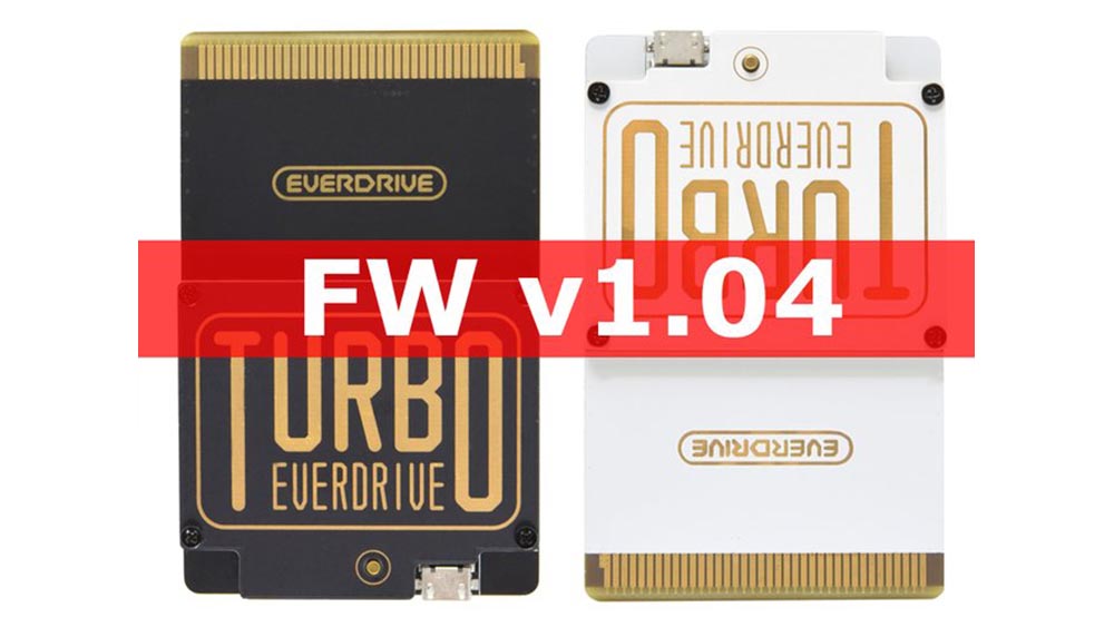 『Turbo EverDrive PRO』のファームウェアがv1.04にアップデート