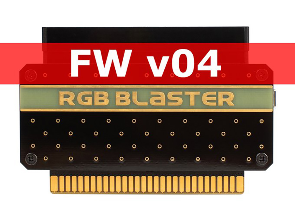 『RGBブラスター』のファームウェアがv04にアップデート。RetroTINK 2Xとの互換性などを修正
