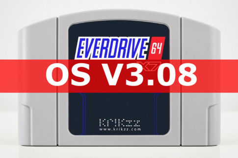 『EverDrive-64』のファームウェアv3.08がリリース。ランダムゲームメニューを削除