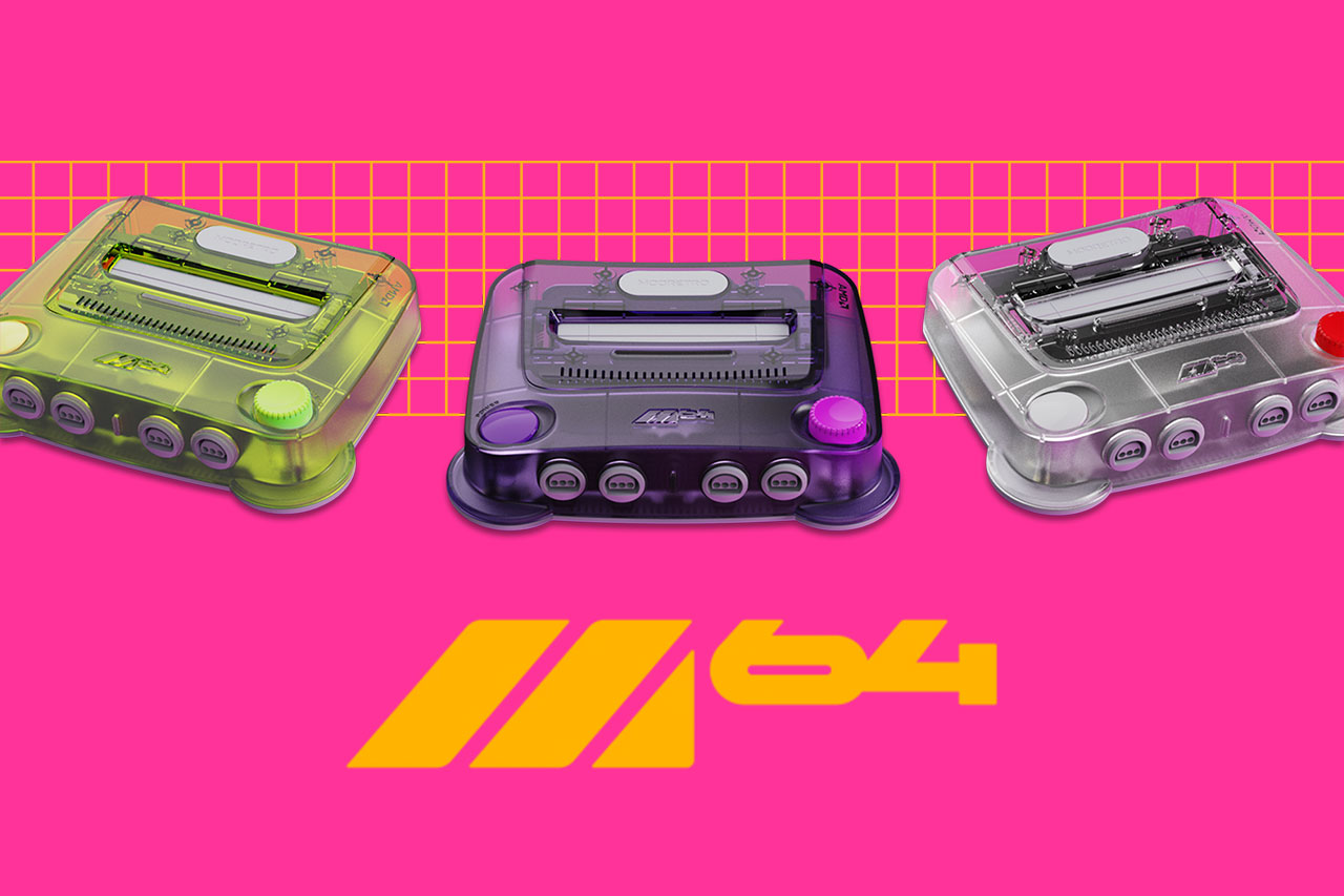 ModRetro、NINTENDO64互換機『M64』の本体カラーとコントローラーを公開
