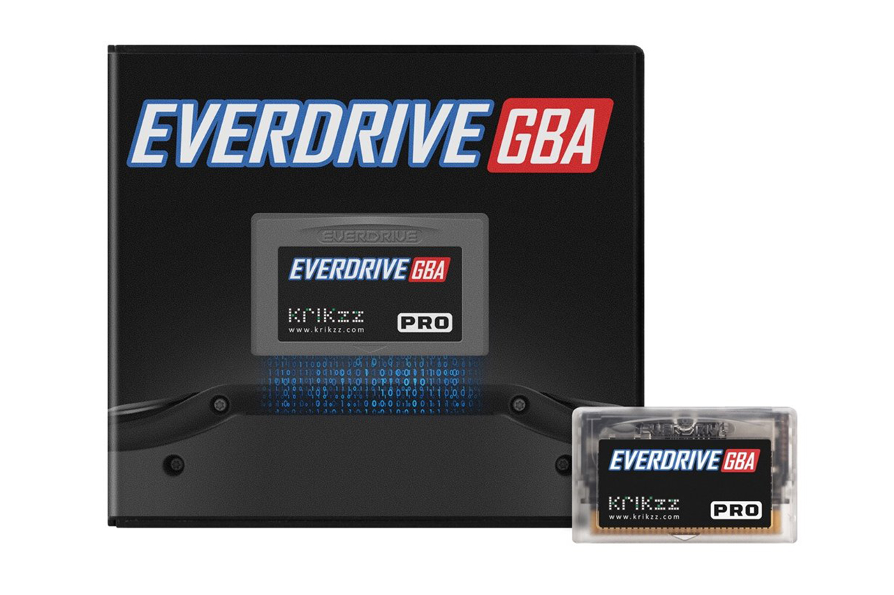 EverDrive GBA PROが突如発売！ チートコードやセーブステート、太陽光、ジャイロなどのセンサーにも対応。発送は1月上旬から開始
