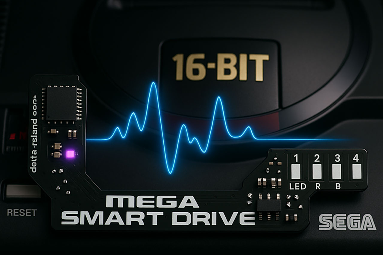 コントローラーでリージョンの切り替えが可能になるメガドライブ用MOD『Mega Smart Drive』が近日登場
