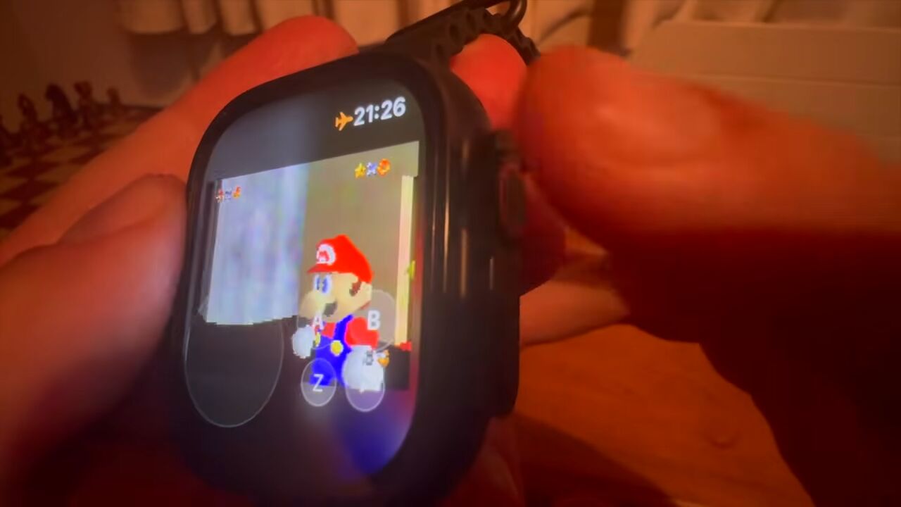 『スーパーマリオ64』をApple Watchに移植したツワモノが現る