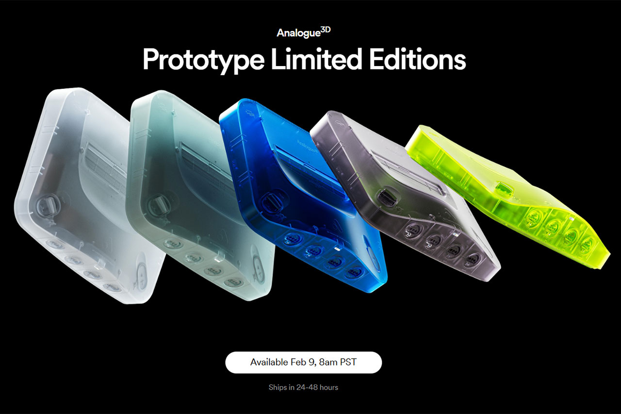 Analogue 3D Prototype Limited Editions