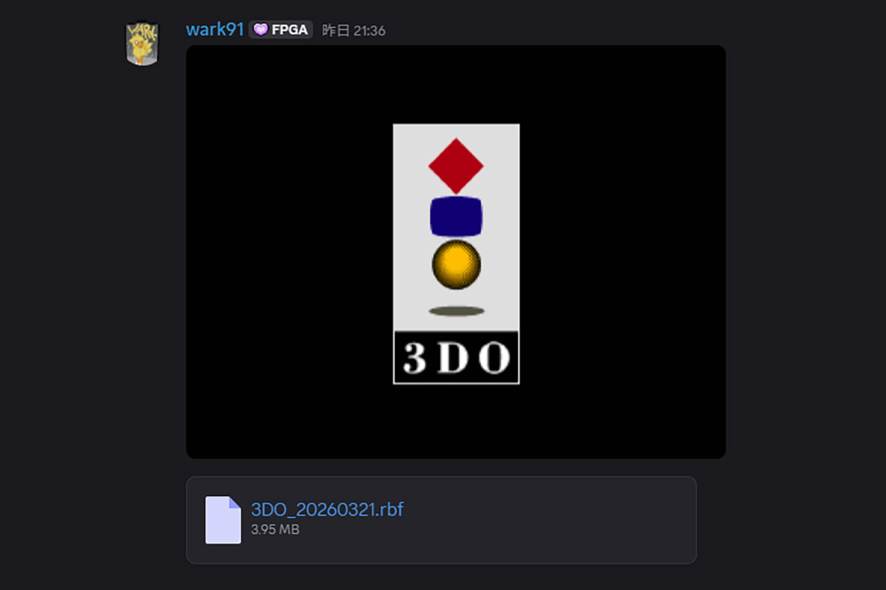 MiSTer FPGA用の3DOコアのベータ版がリリース。ただし現在はデュアルRAMのみに対応