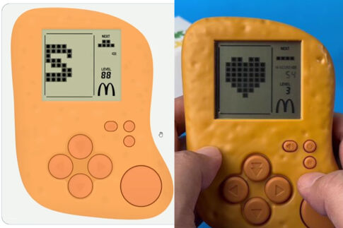 中国のマクドナルド限定販売のテトリスがエミュレーターになった!?