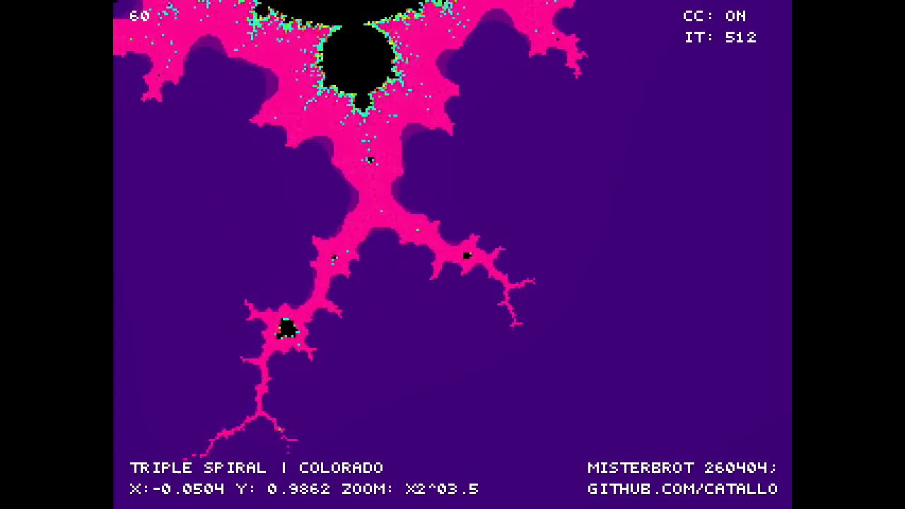 MiSTer FPGA向けマンデルブロ集合コア『MiSTerbrot』が登場