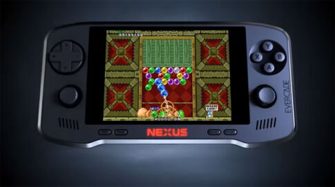 デュアルアナログスティックと5.89インチIPS液晶を搭載したゲーム機『Evercade Nexus』を発表。おすそけ通信でローカルでもゲームを共有可能に