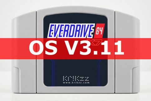 EverDrive-64のファームウェア V3.11がリリース。あらゆるサイズのROMが実行可能に