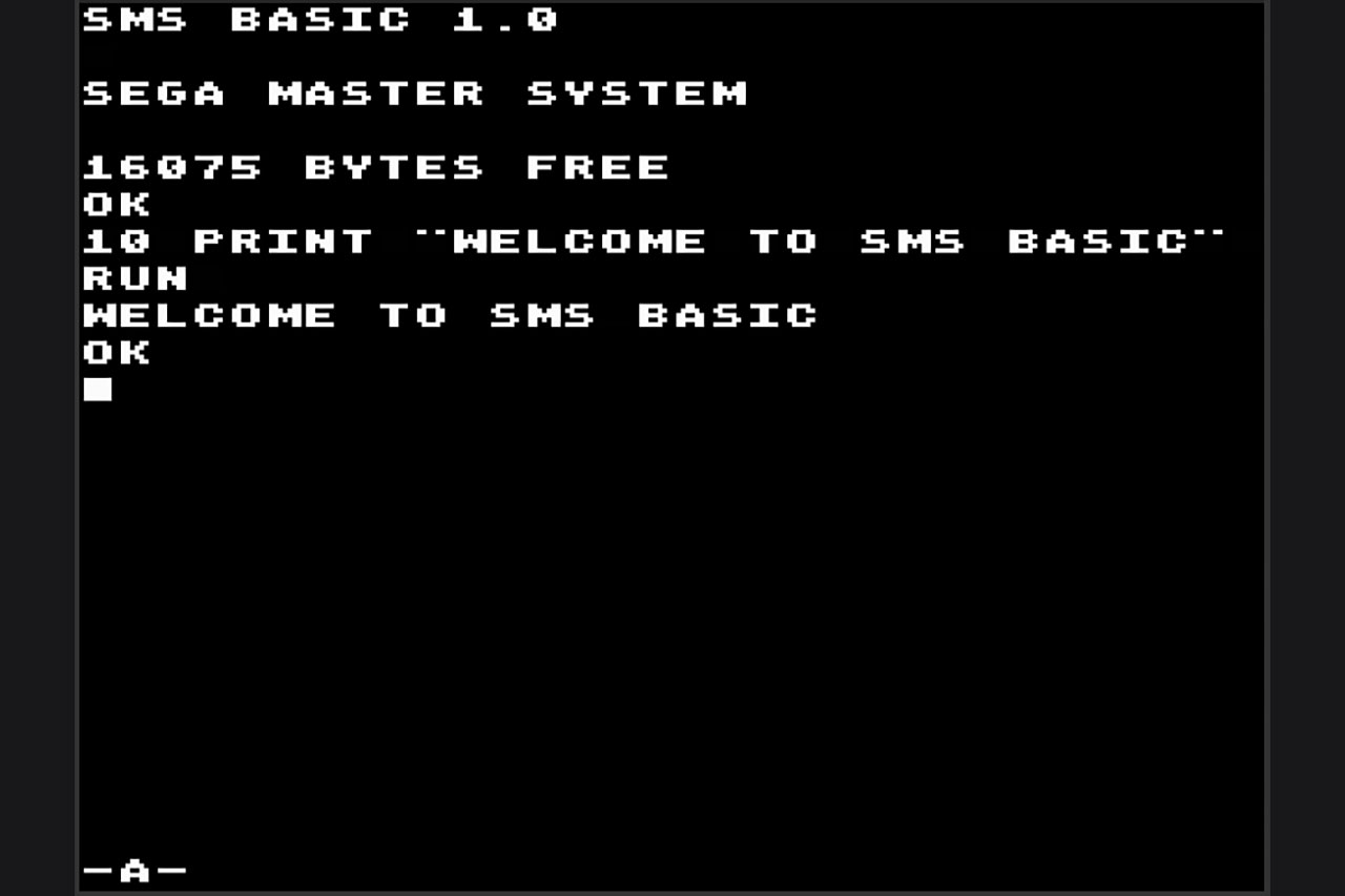 セガ・マスターシステム用のBASIC『SMS BASIC 1.0』がリリース