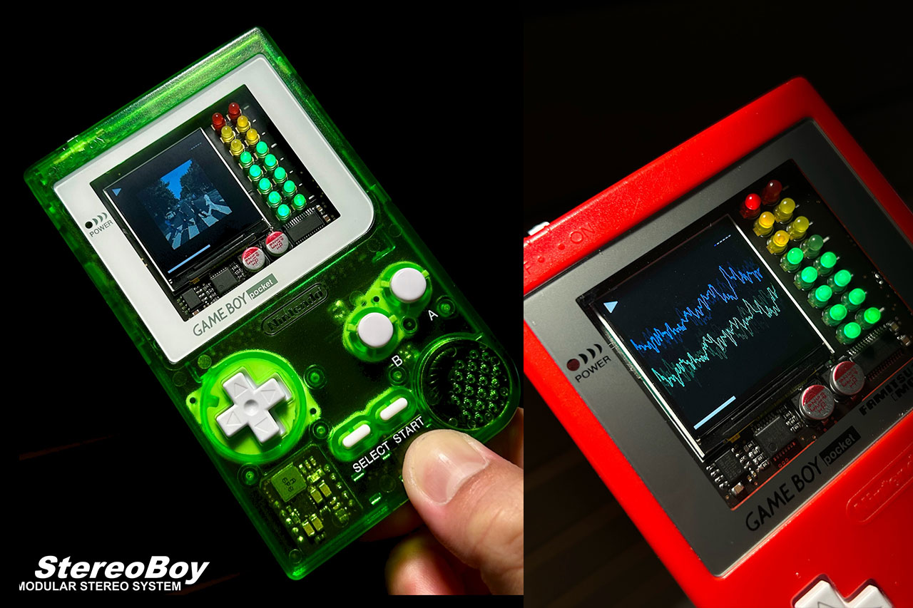 ゲームボーイを音楽再生マシンに再構築した『StereoBoy』が登場!