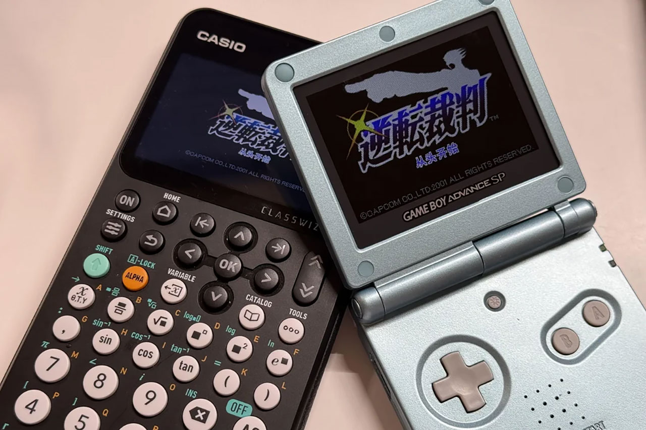 カシオ カラーグラフ関数電卓用のゲームボーイアドバンスエミュレーターが登場。メトロイドなどのアクションゲームはやや動作が遅め?