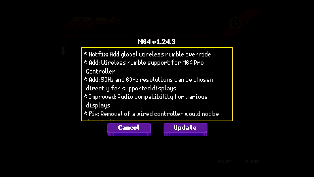 ModRetro『M64』に最新ファームウェア! 48kHz音声や50/60Hz表示に対応、EverDrive V3の改善報告も