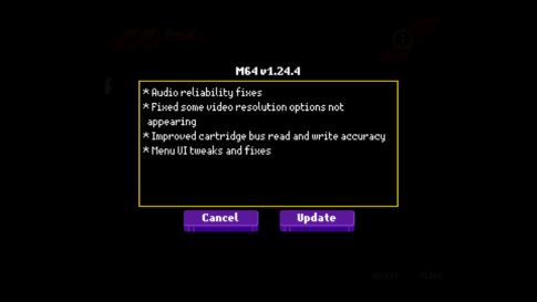 ModRetro『M64』最新ファームウェア1.24.4が配信開始！ 一部環境で残っていた音声問題を修正