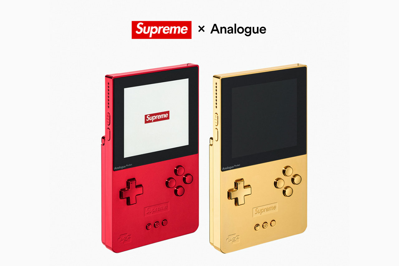 24Kゴールドメッキ仕様も！「Supreme／Analogue Pocket」が2026年秋冬コレクションに登場