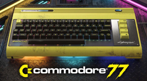 FPGA搭載「Commodore 77 – Cyberpunk 2077 Edition」予約開始。C64互換機に専用デモを収録