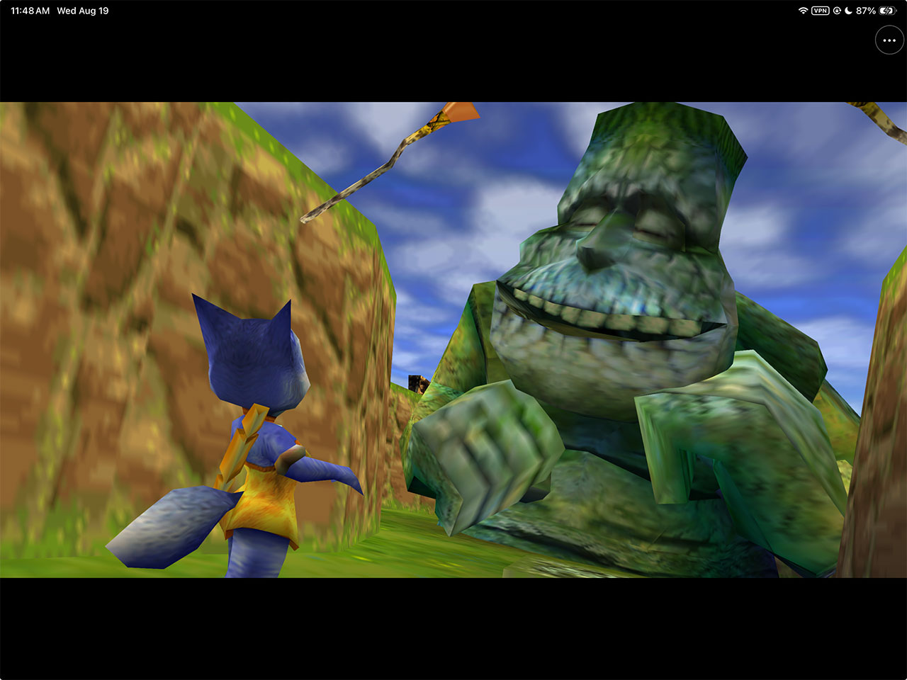 未発売N64『Dinosaur Planet』がiPhone/iPadでネイティブ動作!静的リコンパイル採用の『DinoPad 0.1.2』公開