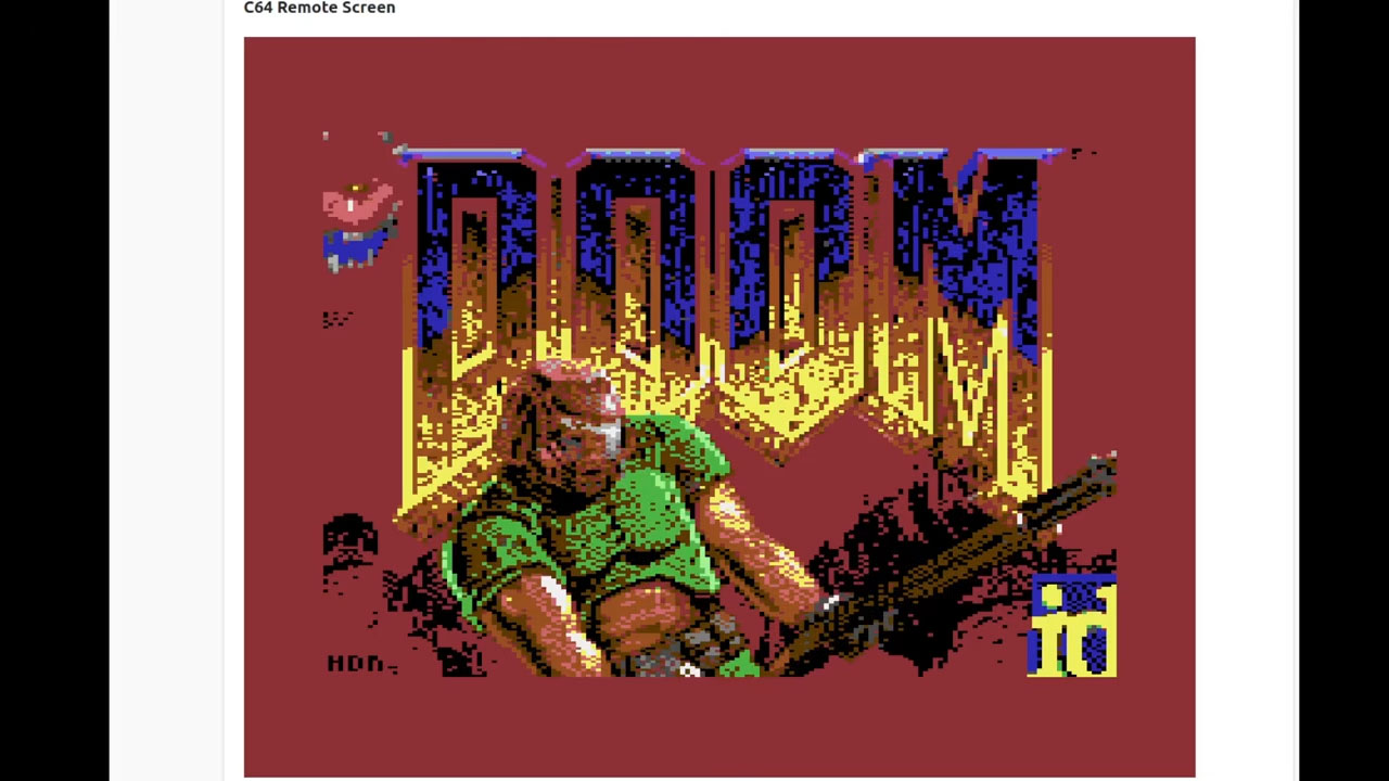 Commodore 64 Ultimateで『Doom』が動く! 64MHz動作と16MB REUを駆使した『Doom C64U』が公開