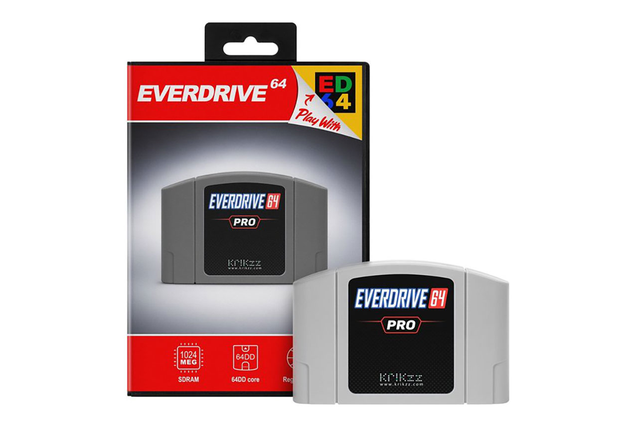 EverDrive-64 PROがついに発売！ カラバリは8色。SummerCart64に対抗した64DD対応モデルが登場