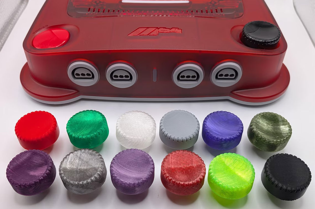 ModRetro『M64』向け交換用メニューダイヤルがEtsyで販売開始! 3Dプリント製で好きなカラーに変更可能