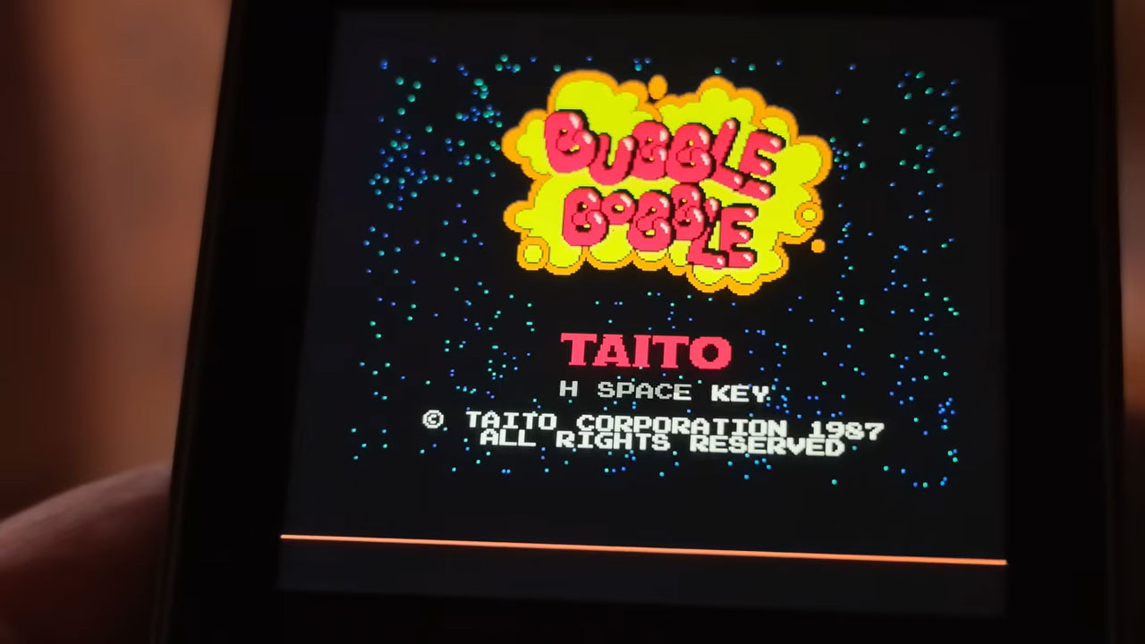 Analogue Pocket向けMSX2コアが開発中。C-BIOSとASCII8マッパーで『バブルボブル』が起動