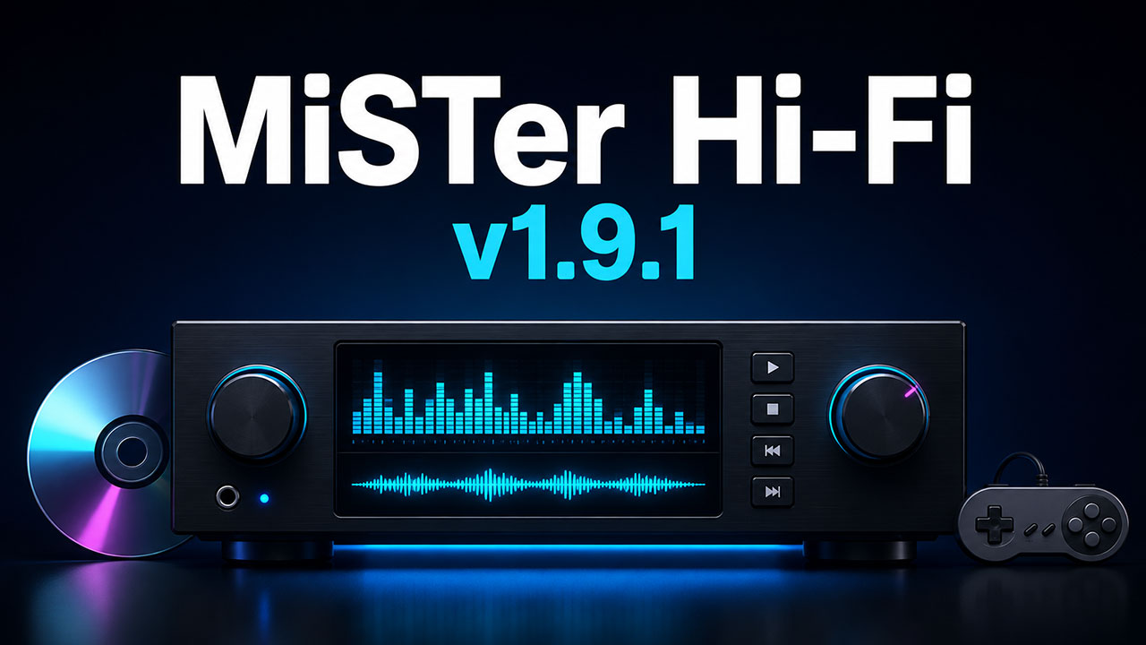 MiSTer FPGAを本格音楽プレーヤーにする「MiSTer Hi-Fi」v1.9.1公開！ SAM／BGMとの競合を防止