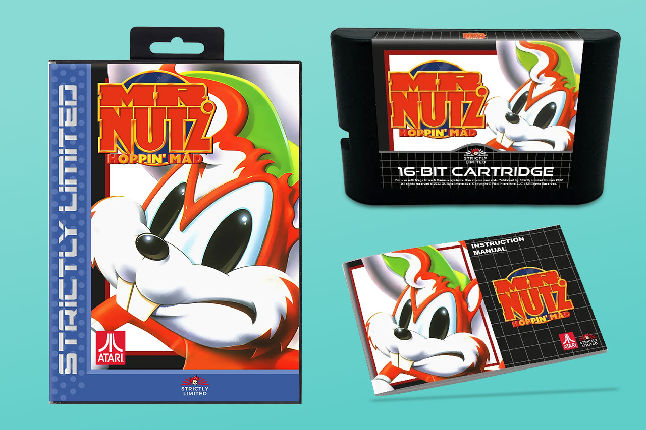 幻のメガドライブ版『Mr. Nutz 2: Hoppin’ Mad』が正式商品化へ！実機用カートリッジを予約開始